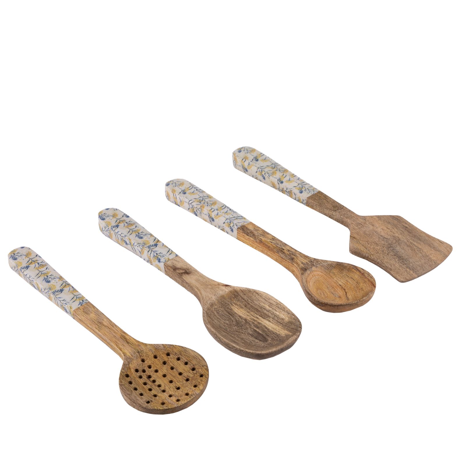 Sara By Sara Davies Set of 4 Mango Wood Spoon & Spatula Set