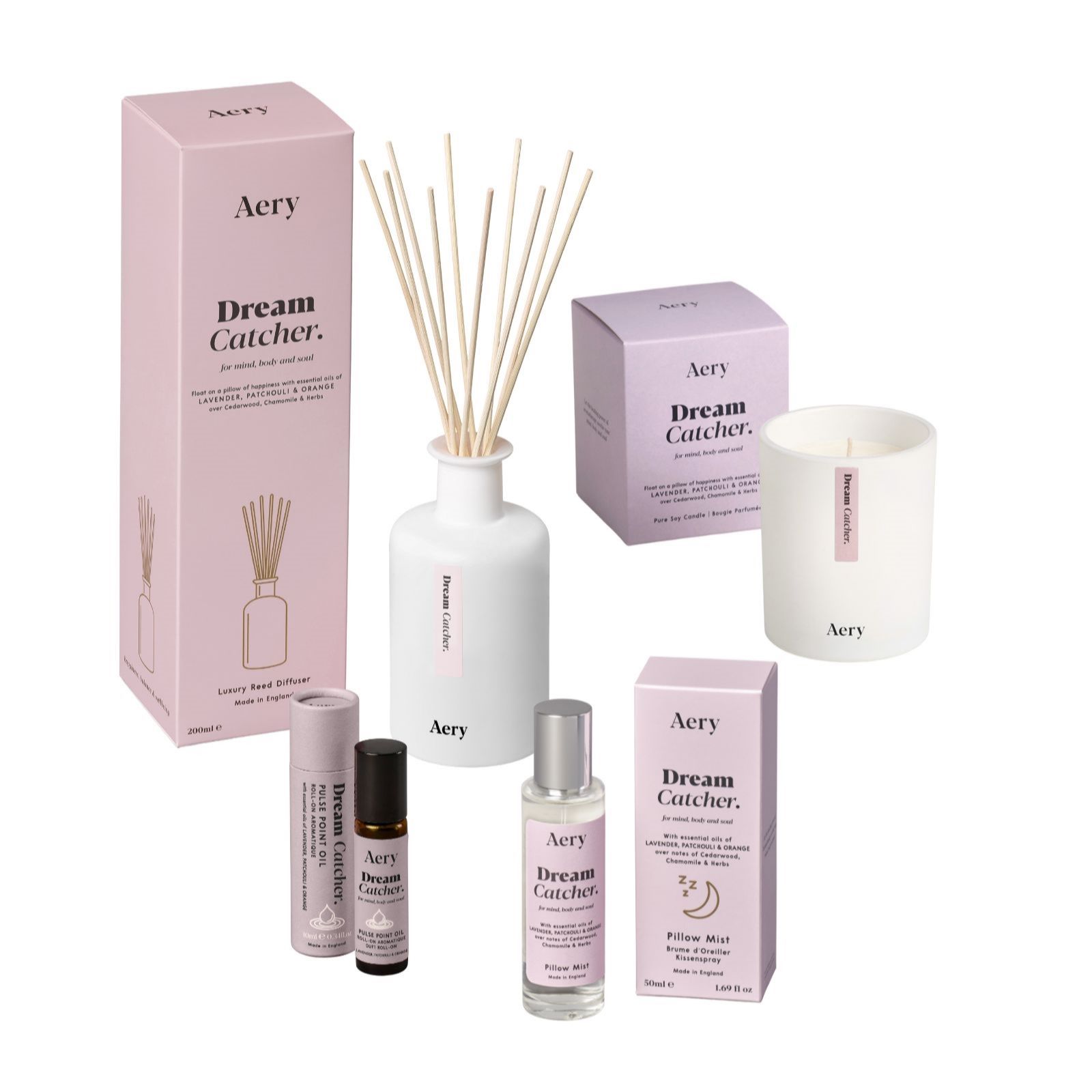 Aery 4 Piece Sleep & Wellness Home Aromatherapy  Bundle