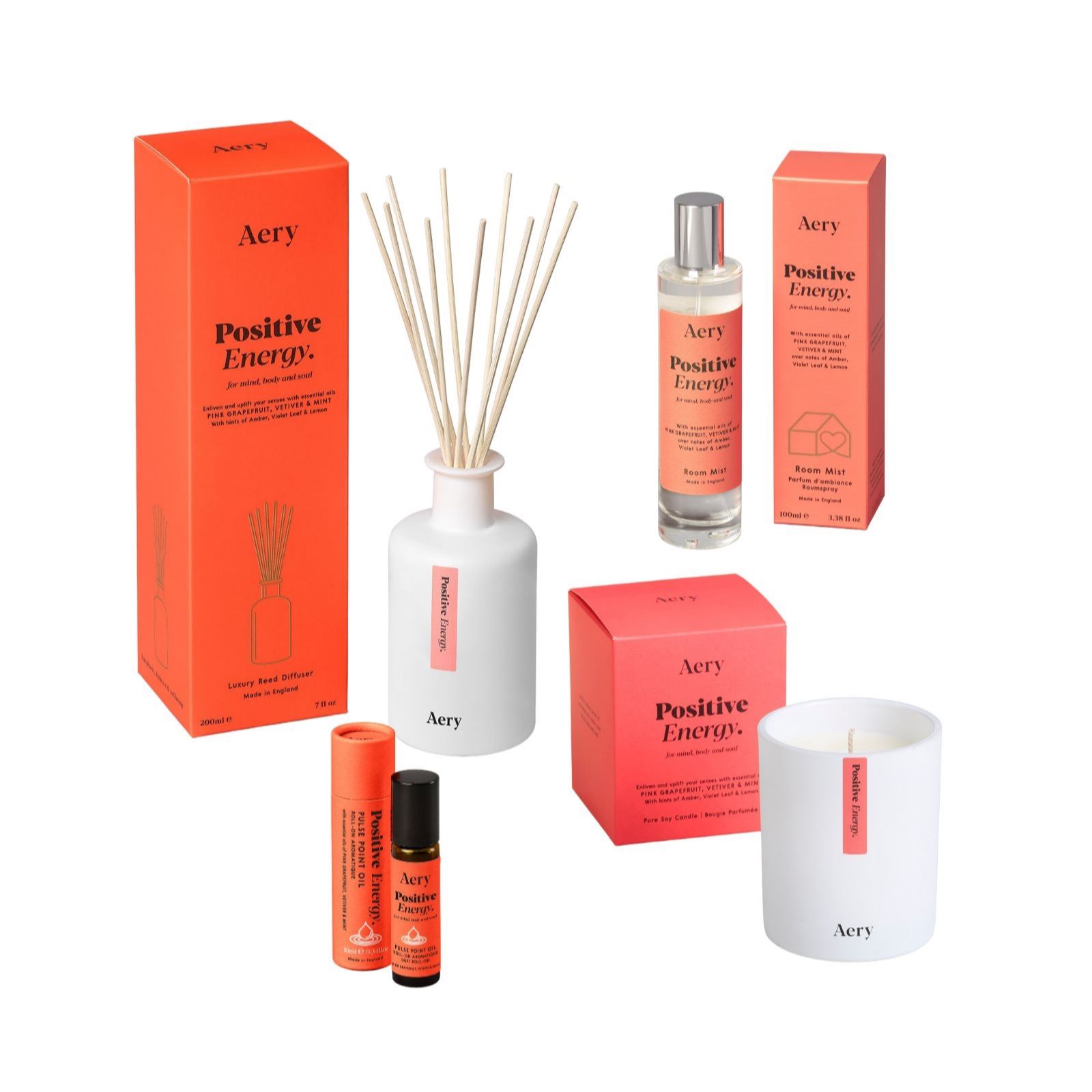 Aery 4 Piece Sleep & Wellness Home Aromatherapy  Bundle