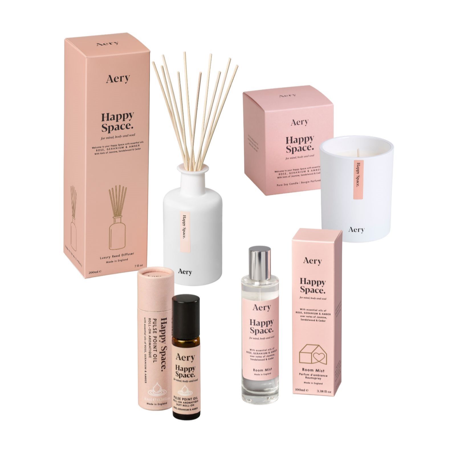 Aery 4 Piece Sleep & Wellness Home Aromatherapy  Bundle