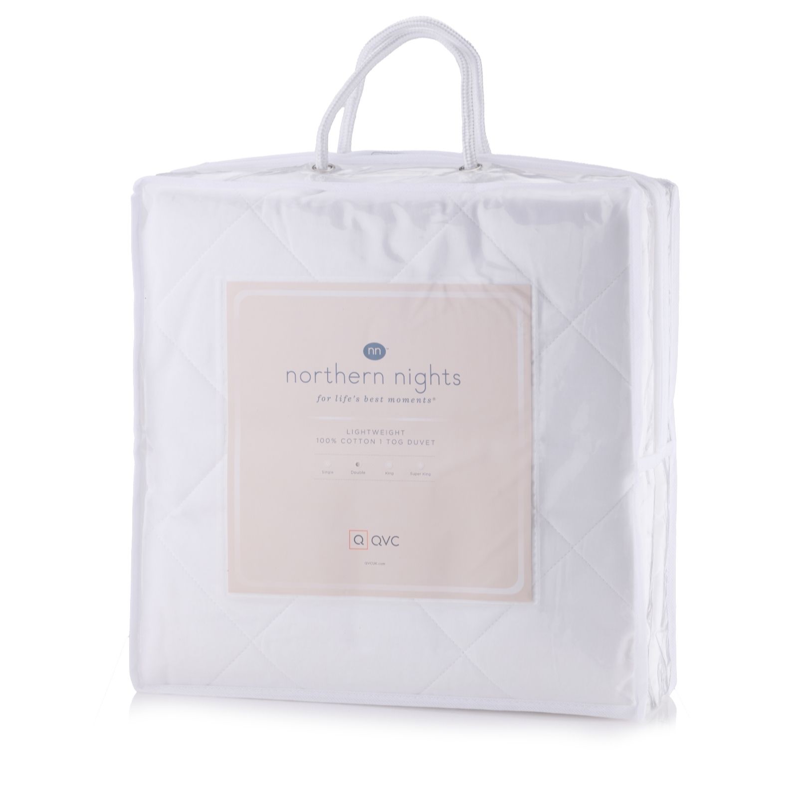 Northern Nights 100% Cotton Lightweight 1 Tog Duvet