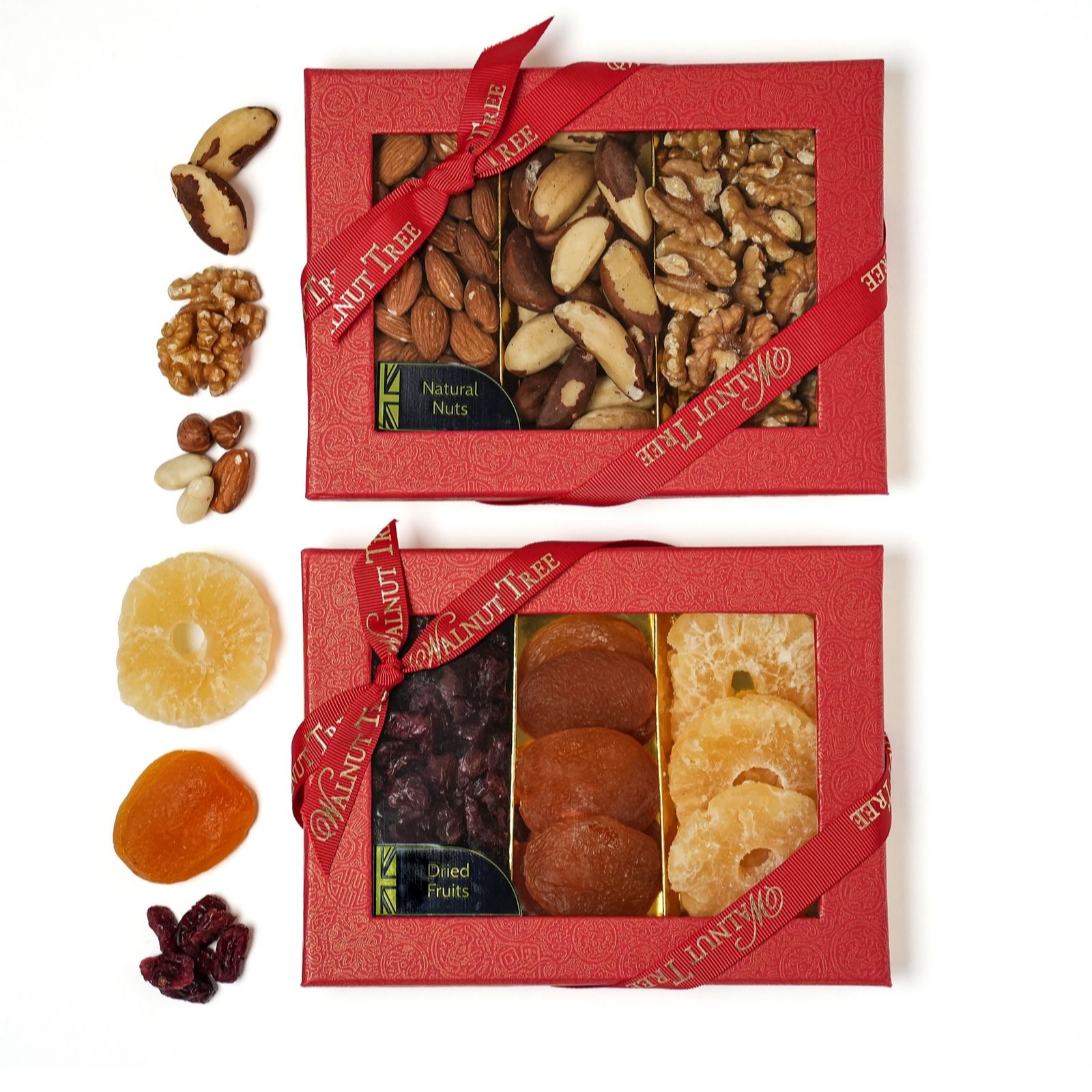Walnut Tree Set of 2 Fruit & Nut Gifting Boxes