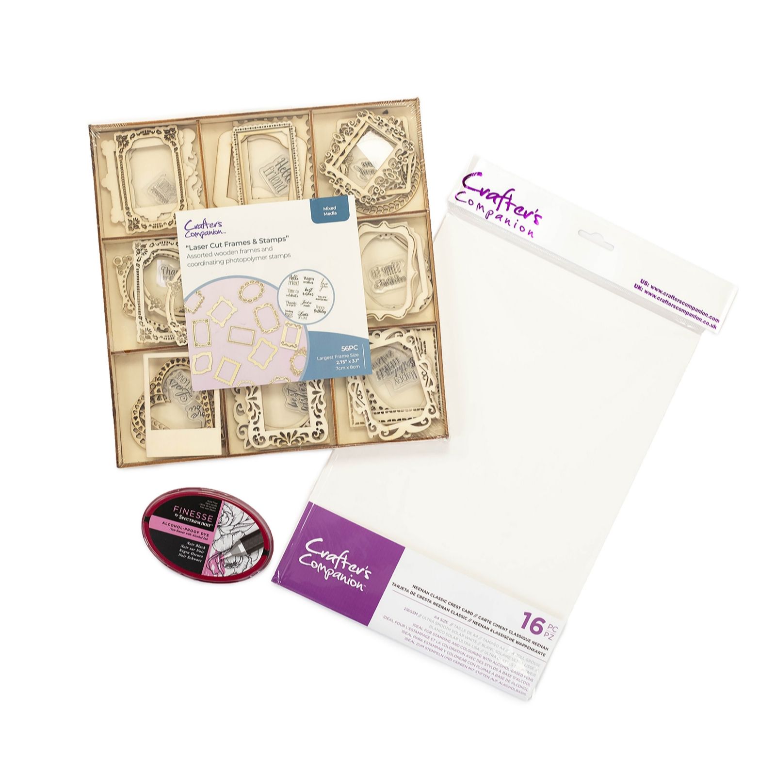 Crafters Companion Laser Cut Frames & Stamps QVC UK