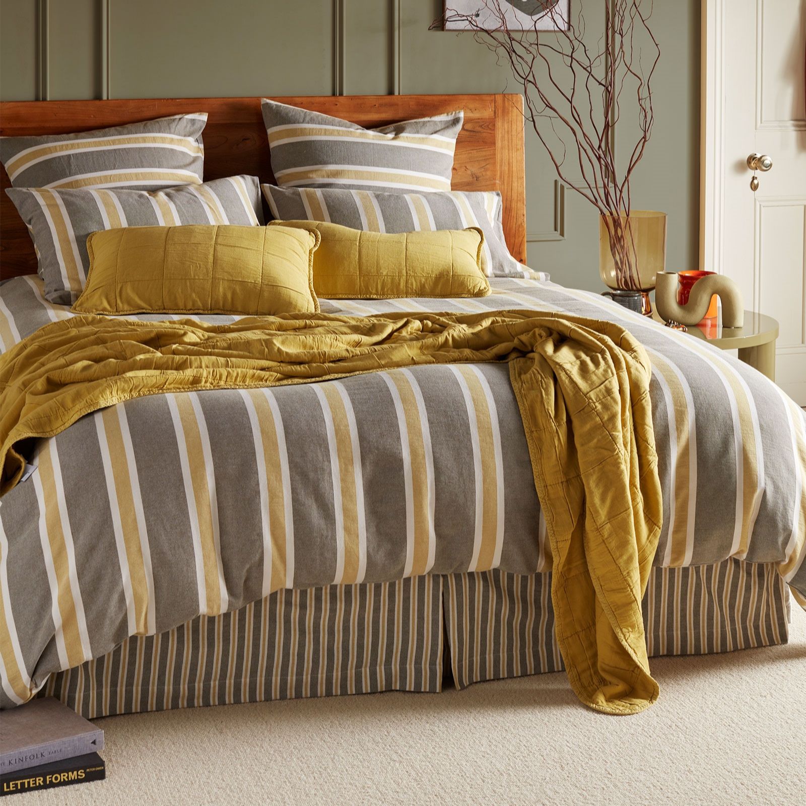 Secret Linen Store Sadie 100% Cotton 3 Piece Duvet Set