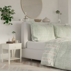 Sara by Sara Davies Cotton Blend Reversible Floral 3 Piece Duvet Set