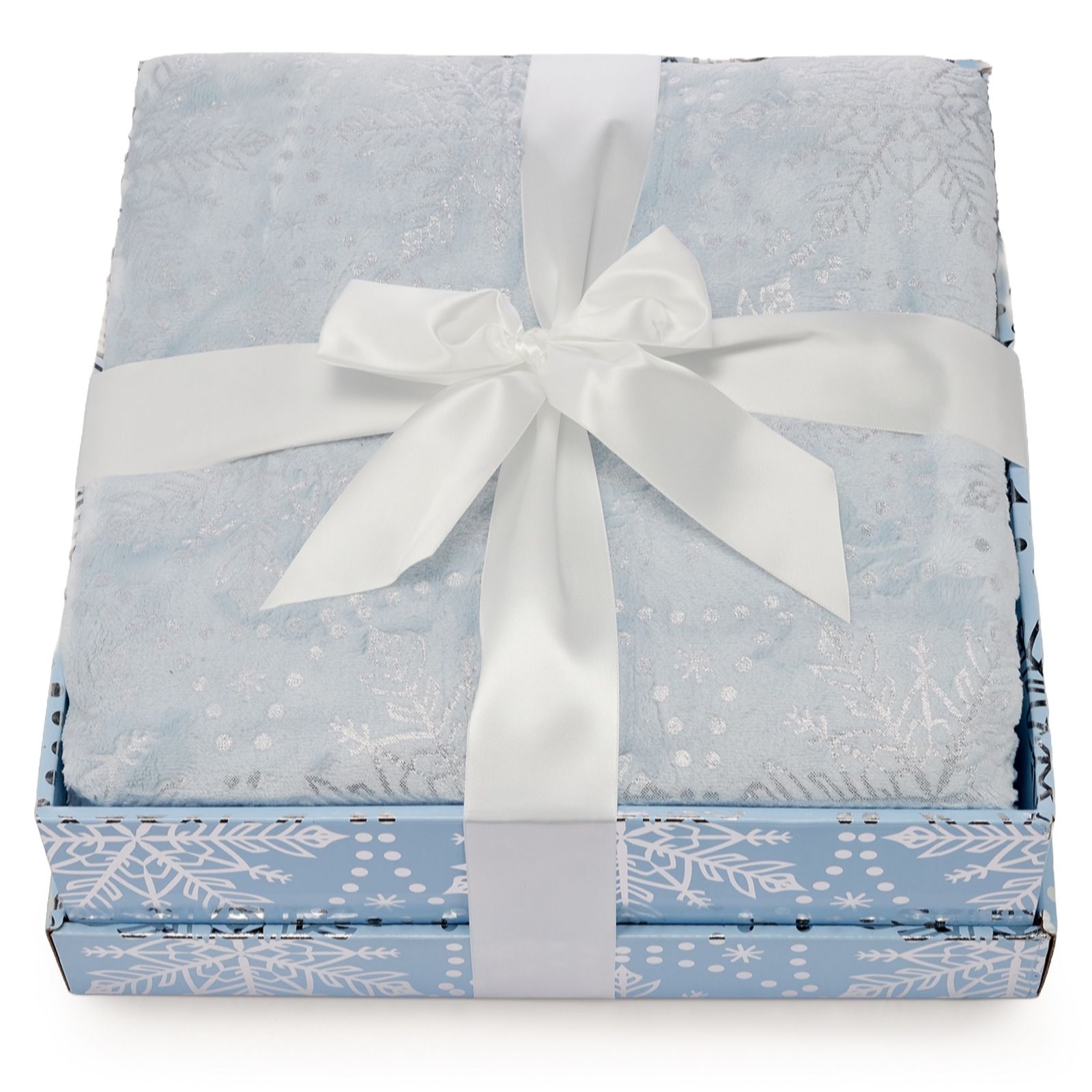 Cozee Home Velvetsoft Christmas Throw in Giftbox