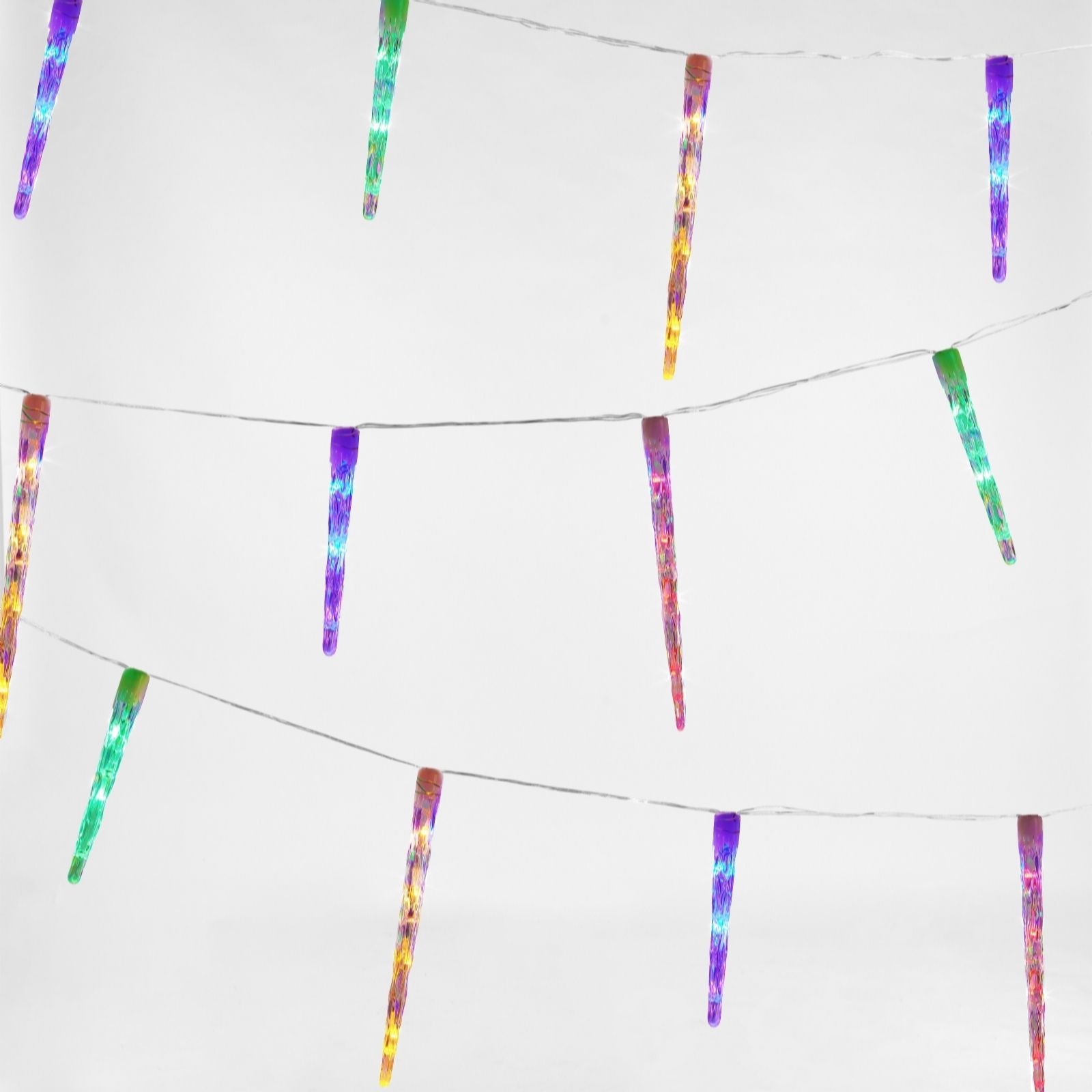 Outlet Festive Colour Morphing Icicle Lights