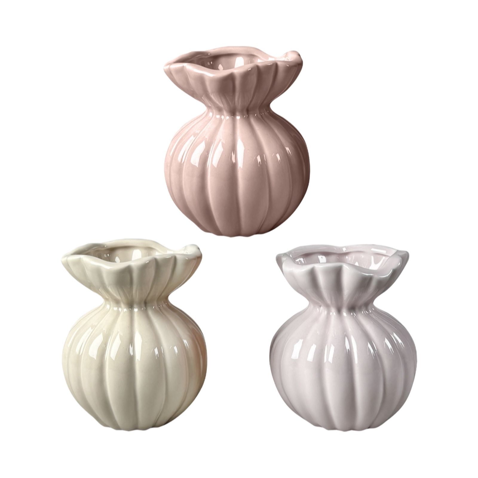 Home Stories Set of 3 Mini Vases