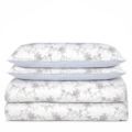 Sara by  Sara Davies Cotton Blend Reversible Floral 3 Piece Duvet Set