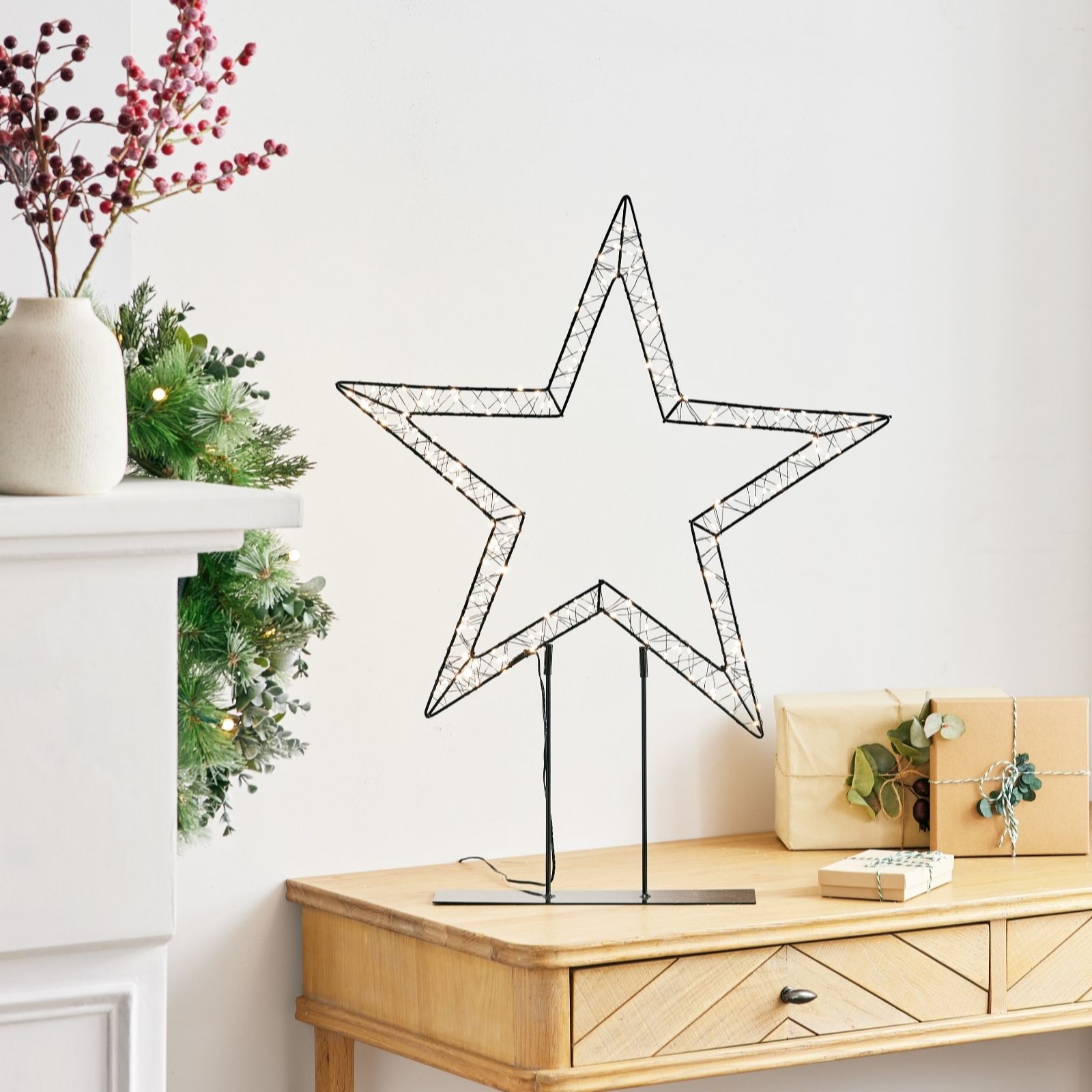Outlet Home Stories Pre Lit Twinkling Decor On Stands