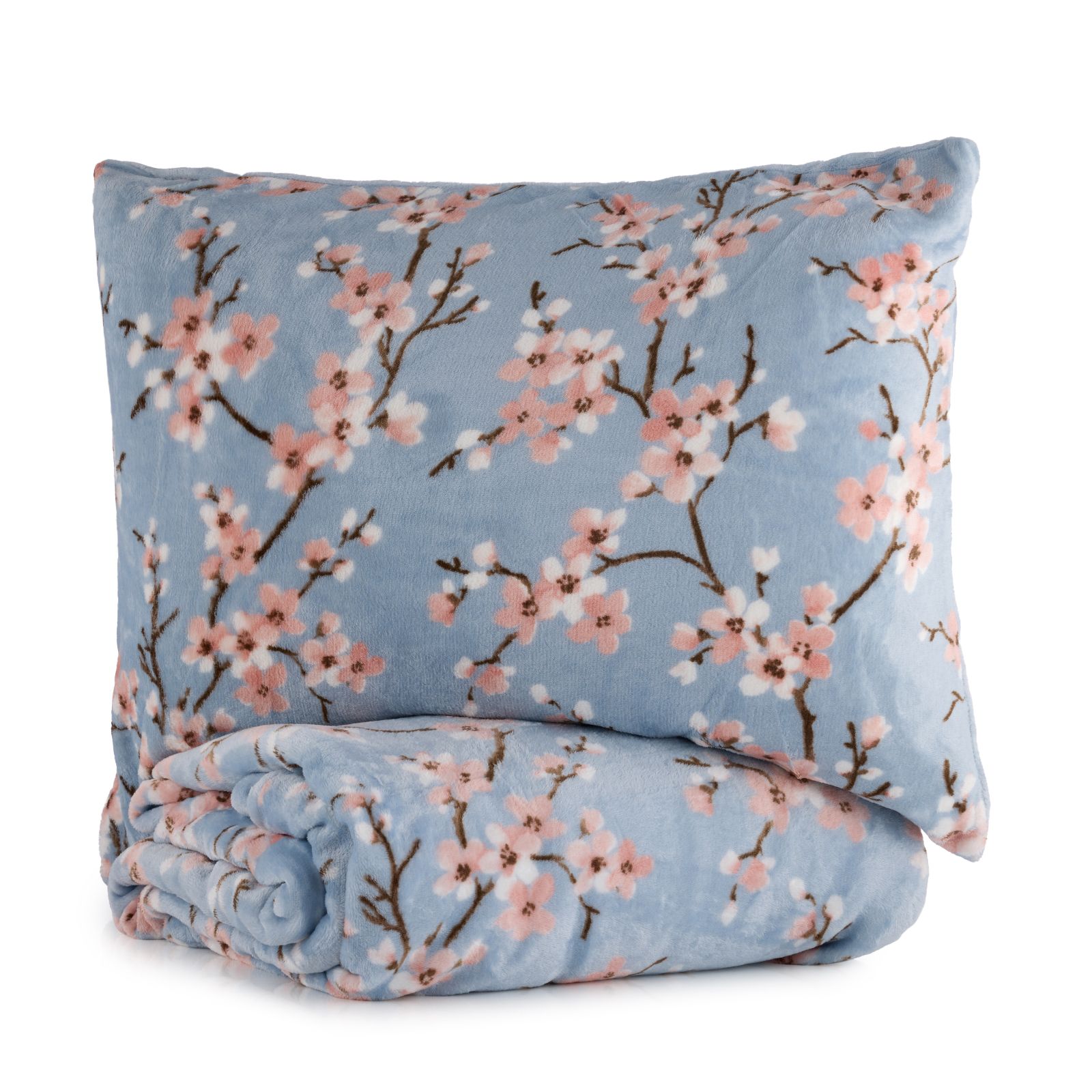 Cozee Home Velvetsoft Cherry Blossom 4 Piece Duvet Set