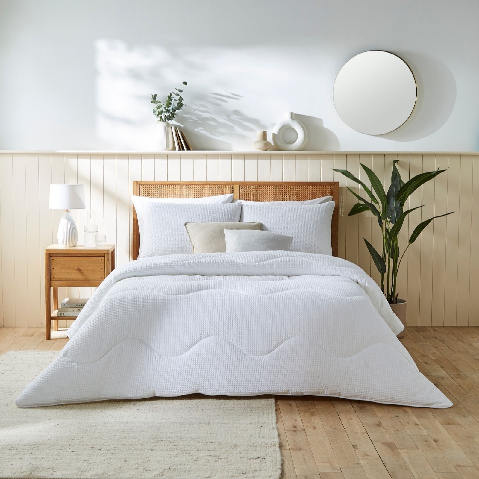 Night Lark Waffle Coverless 10.5 Tog Duvet