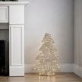 Festive Indoor/Outdoor Pre Lit 60cm Microdot Tree