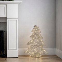 Festive Indoor/Outdoor Pre Lit 60cm Microdot Tree