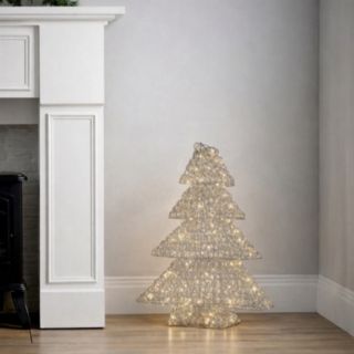 Festive Indoor/Outdoor Pre Lit 60cm Microdot Tree
