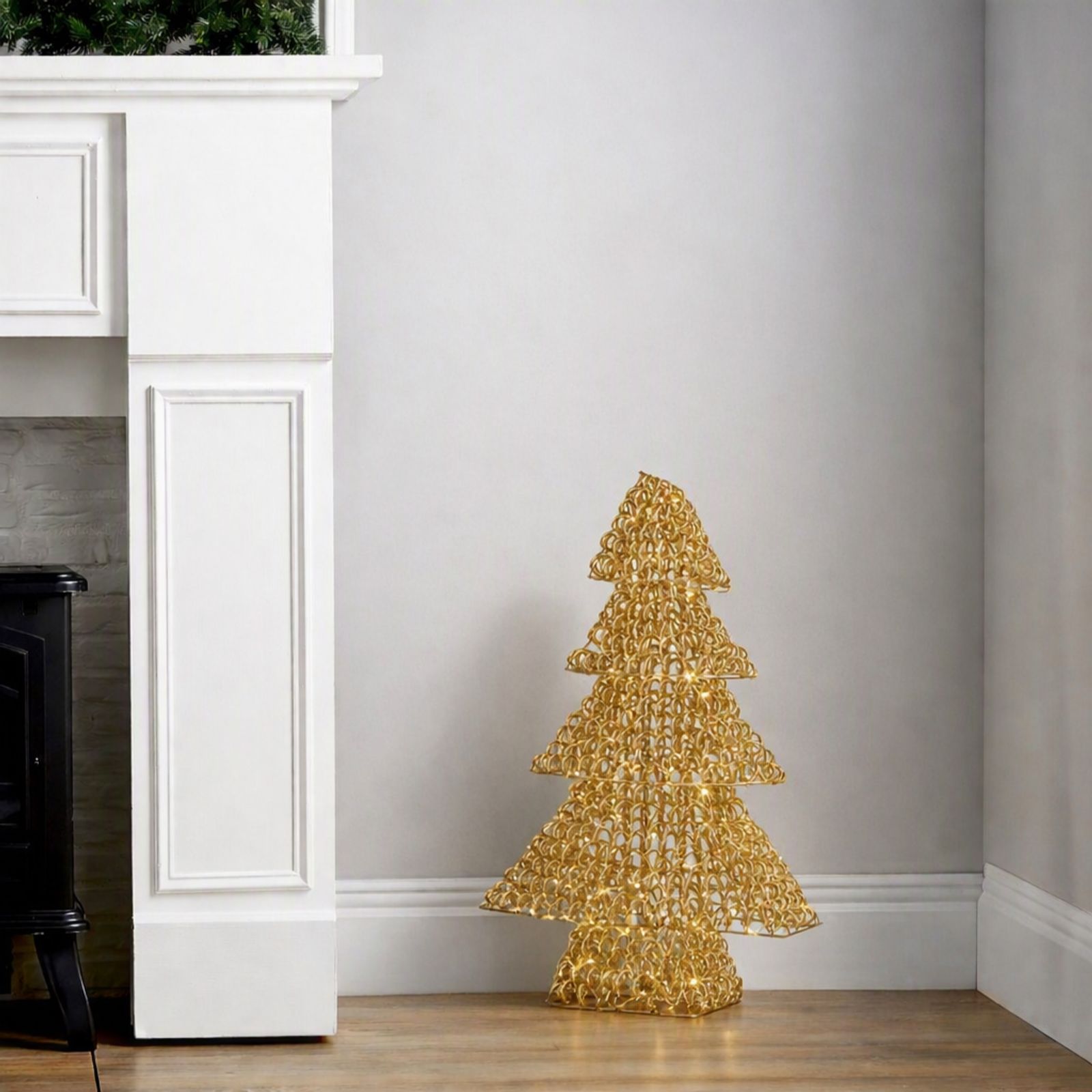 Festive Indoor/Outdoor Pre Lit 60cm Microdot Tree