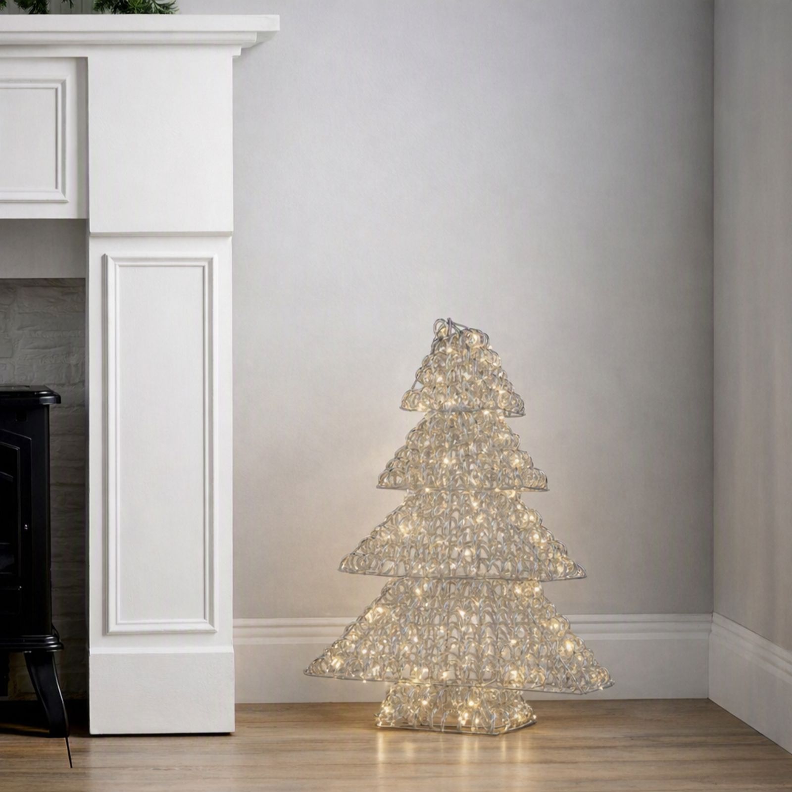 Festive Indoor/Outdoor Pre Lit 60cm Microdot Tree