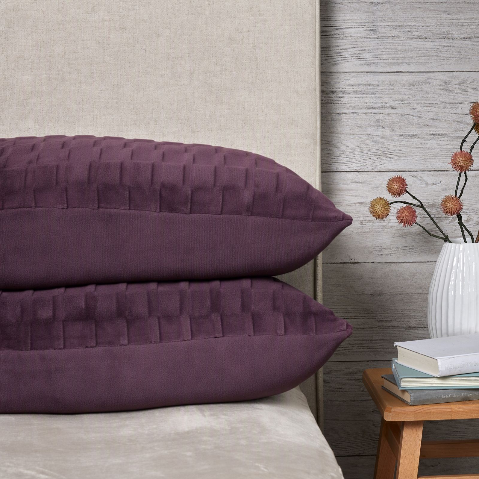 Cozee Home Pure Comfort Set of 2 Housewife Pillowcases