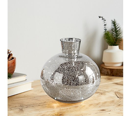 Alison Cork Prelit Mercury Glass Vase