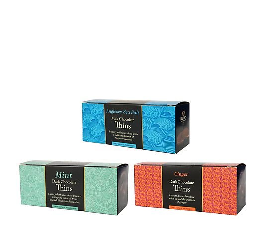 Beech's Set of 3 Assorted Chocolate Thins