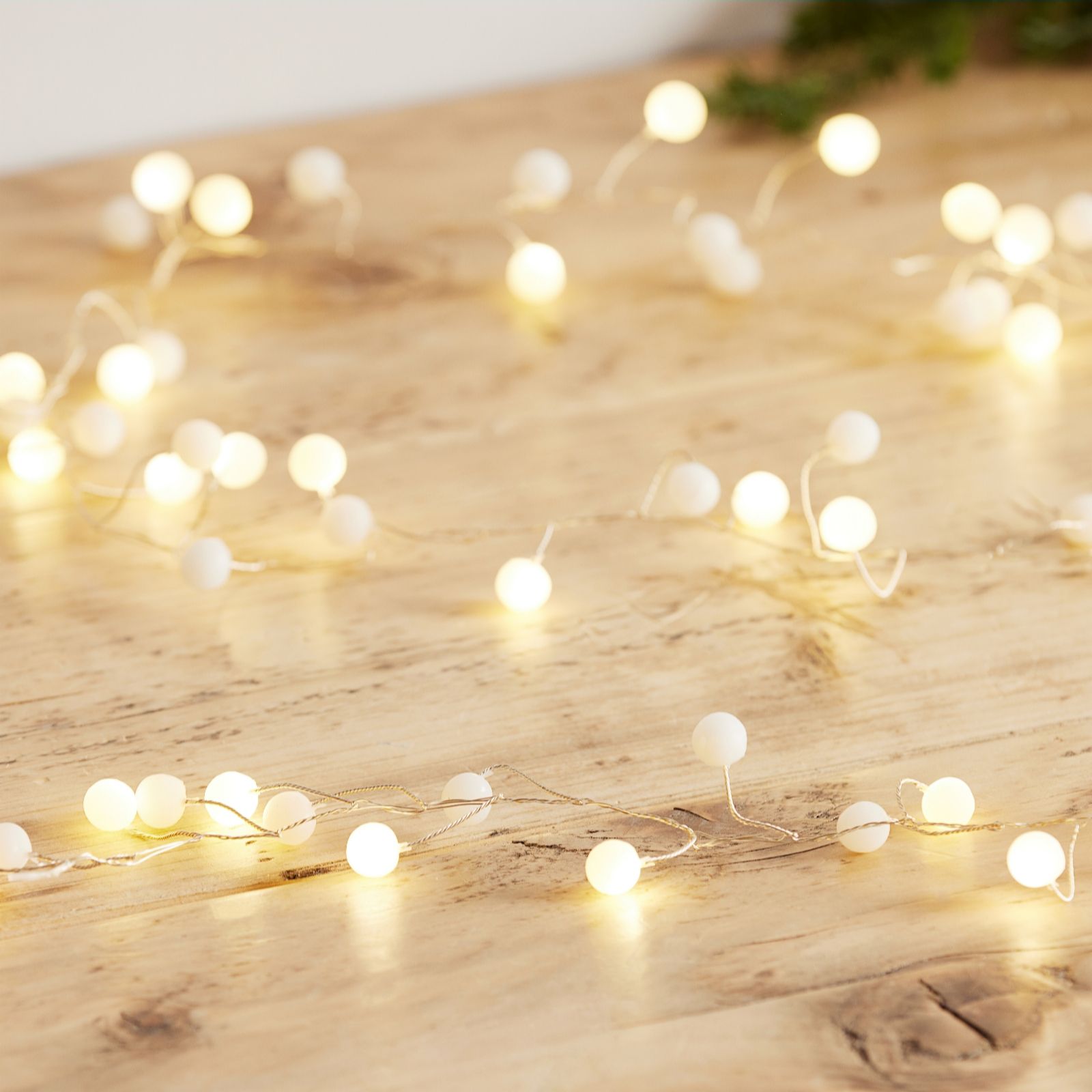 K by Kelly Hoppen Frosted Beaded Light Strand
