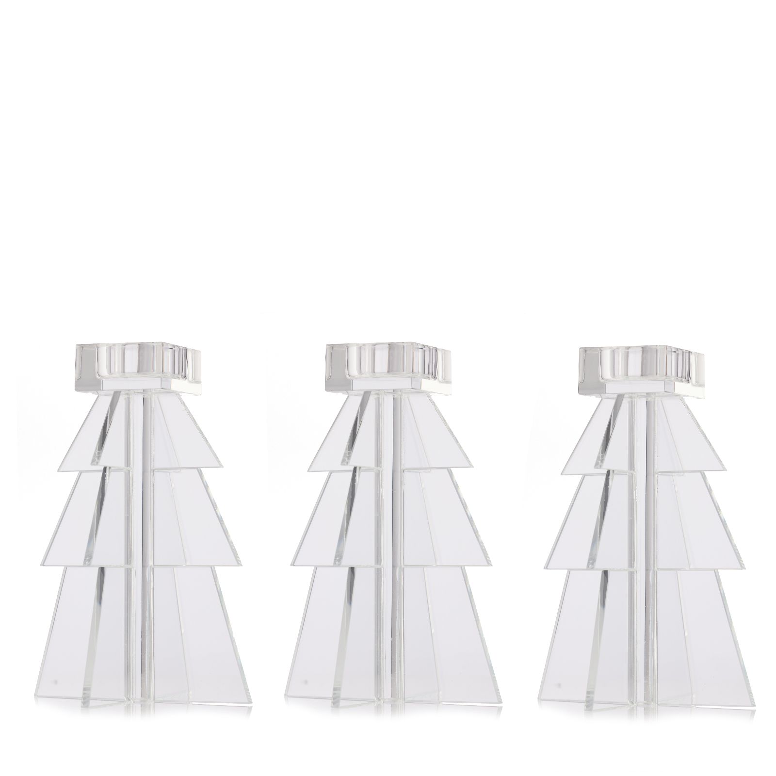 JM by Julien Macdonald Set of 3 Tree Candle Holders