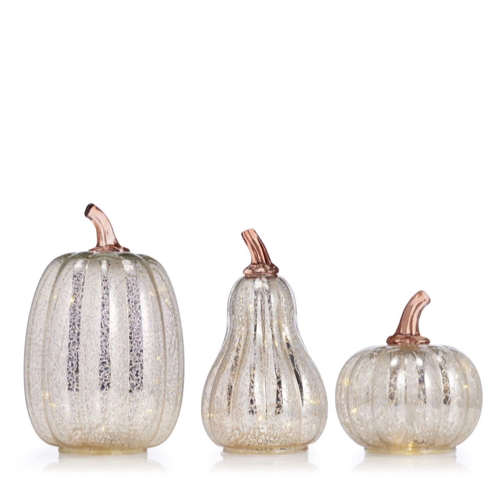  Home Stories Pre Lit Pumpkin & Squash Set