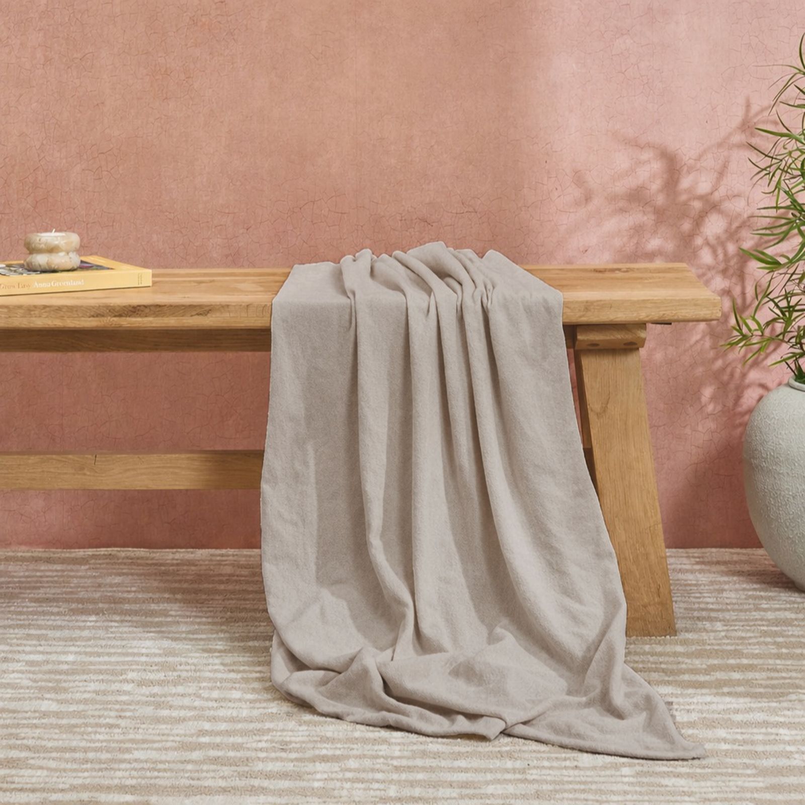 abode Textured Chenille Throw