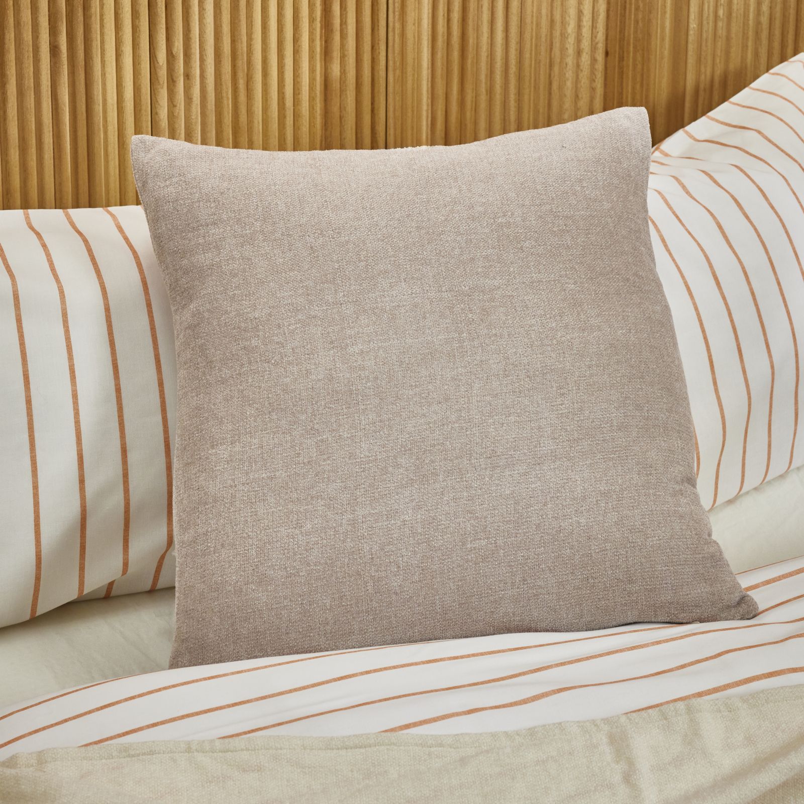 abode Textured Chenille Square Cushion