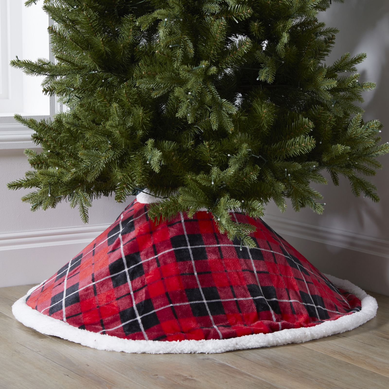 Christmas plaid skirt qvc hotsell