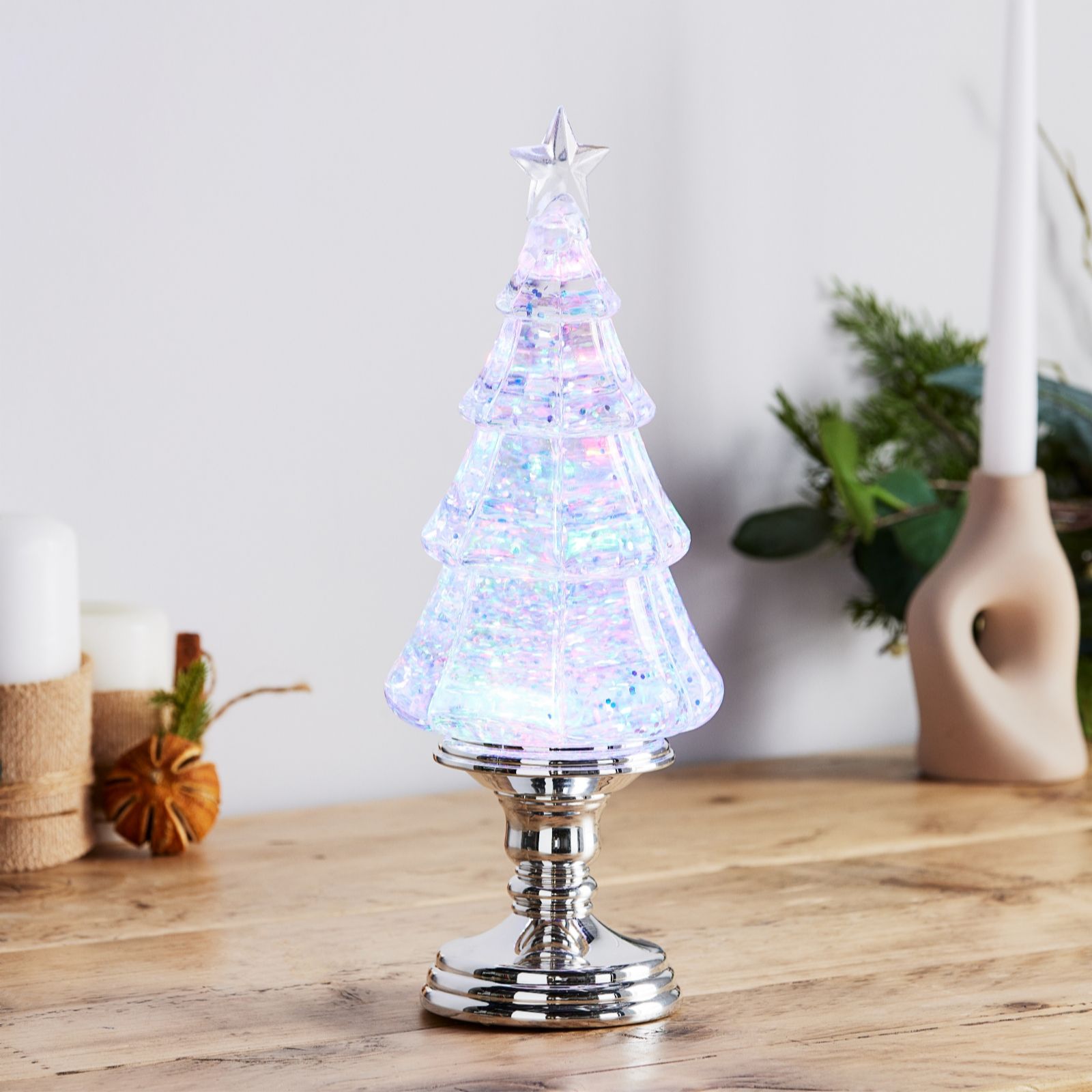 JM by Julien Macdonald 35cm Christmas Tree Water Spinner
