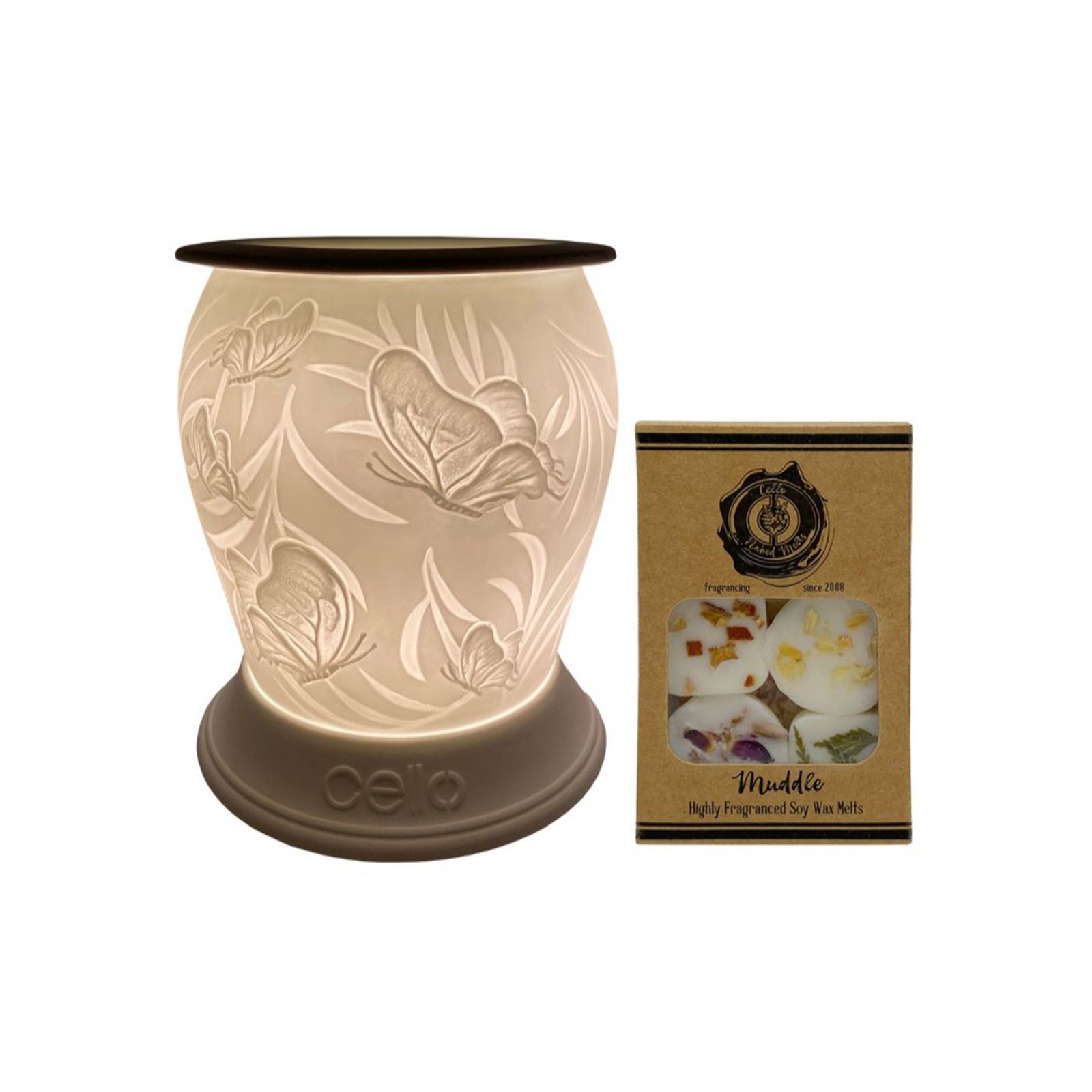 Cello Porcelain Electric Melt Burner With 6 Naked Melts