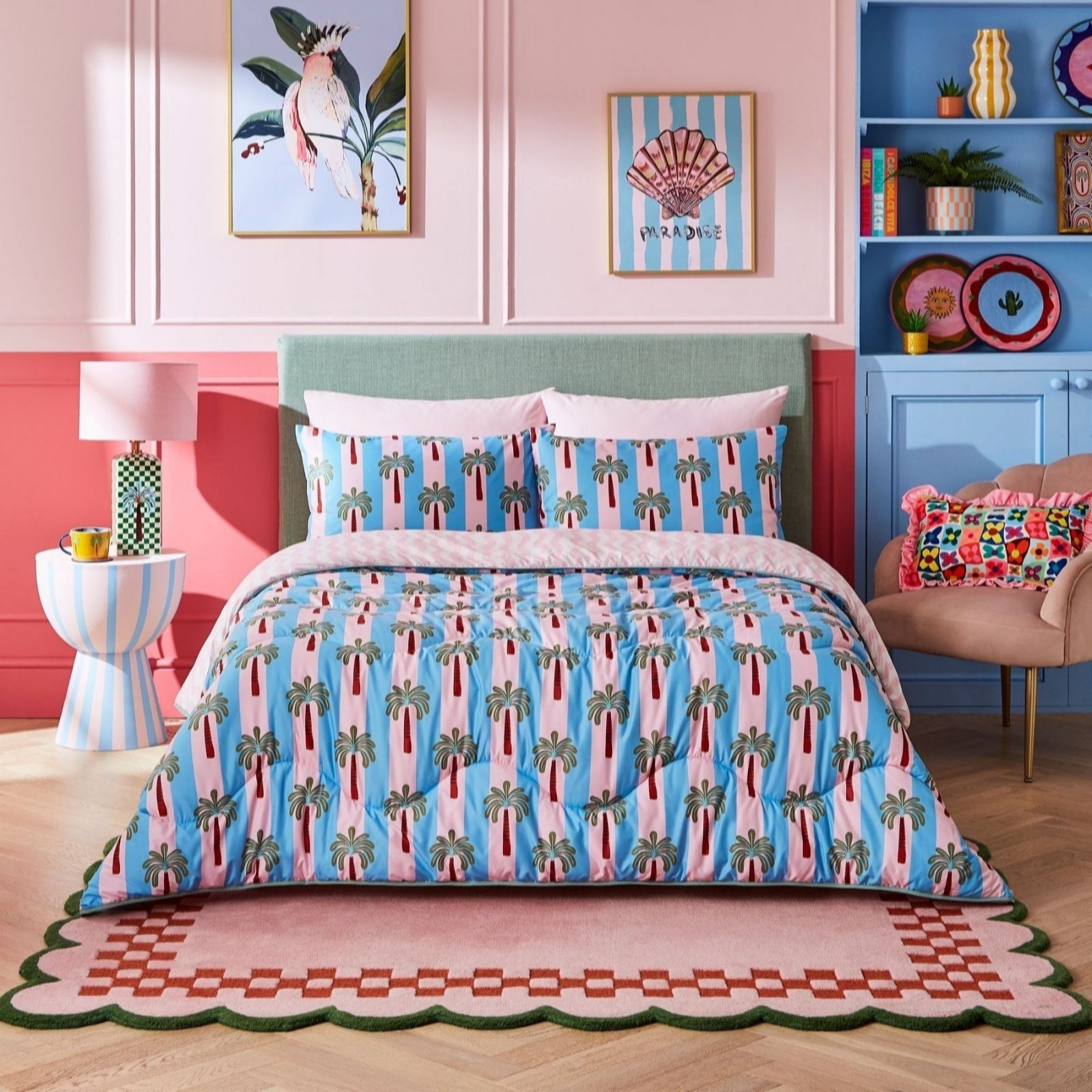 Night Lark x Eleanor Bowmer Electric Coast Coverless 10.5 Tog Duvet