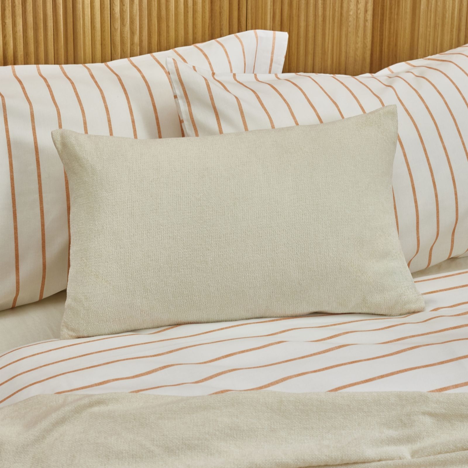 abode Textured Chenille Rectangle Cushion