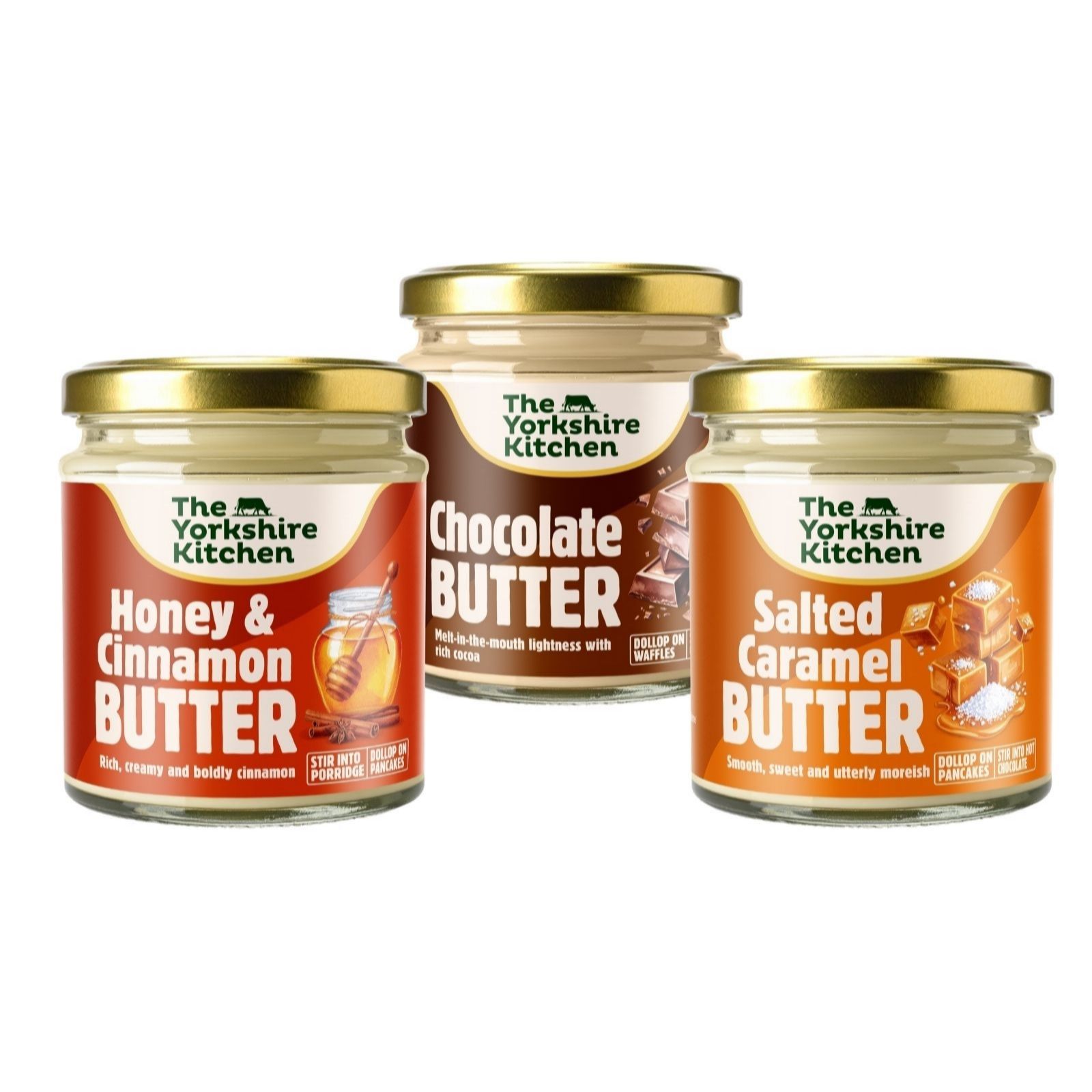 The Yorkshire Kitchen Classic Sweet Butter Trio