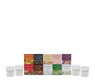 Price's Candles Set of 10 Winter Jar Candles in Gift Boxes