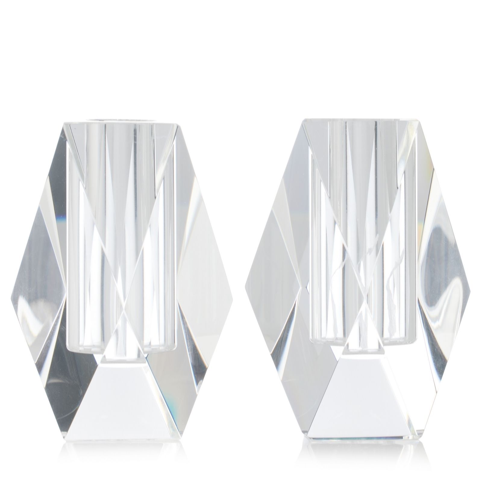 Outlet Julien Macdonald Set of 2 Crystal Candle Holder