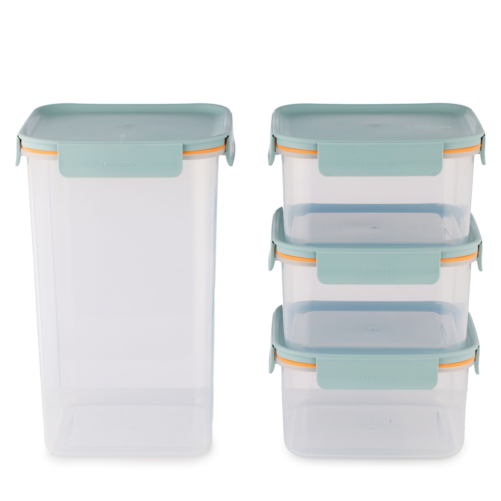 LocknLock Classic Plus Set of 4 Nestable Containers Set