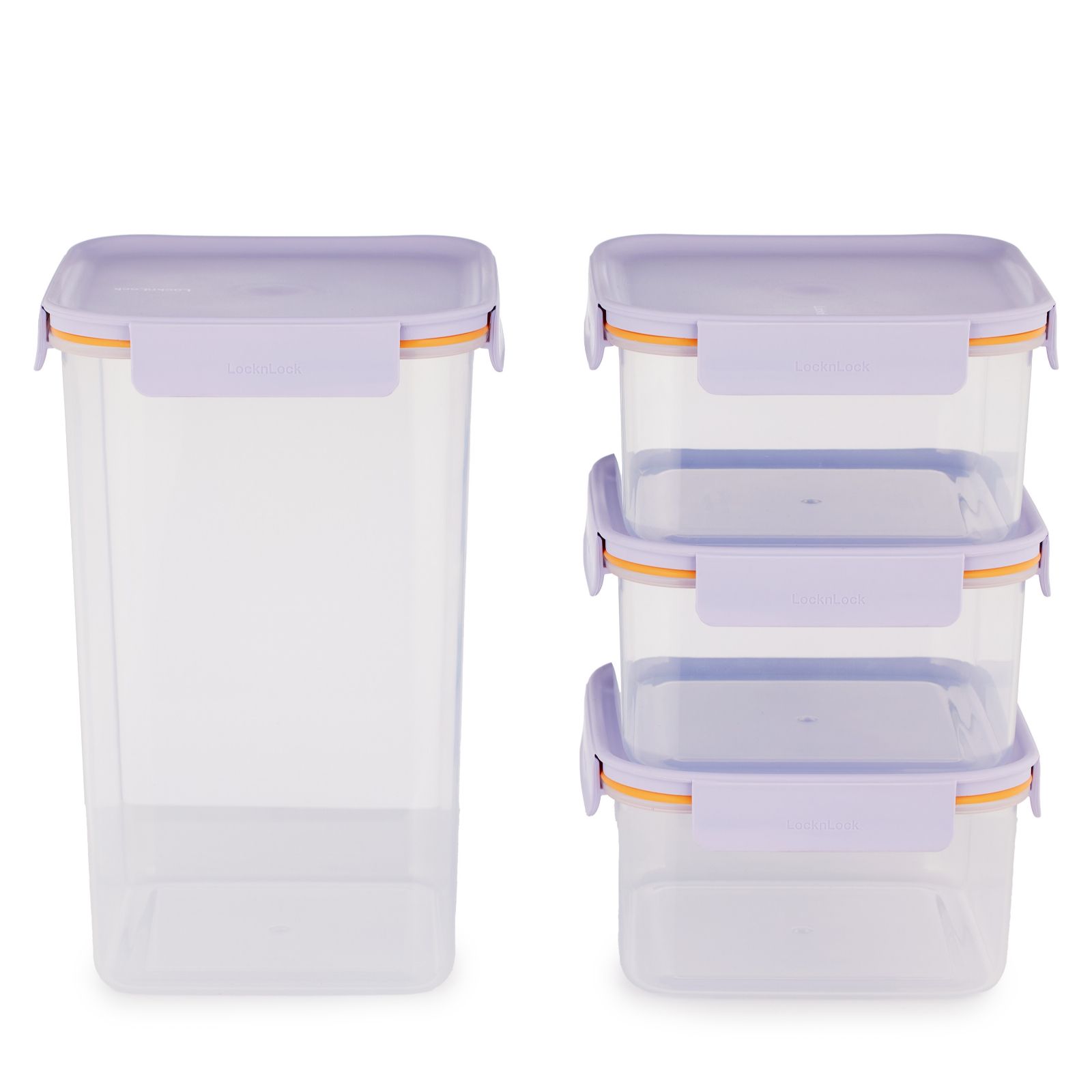 LocknLock Classic Plus Set of 4 Nestable Containers Set