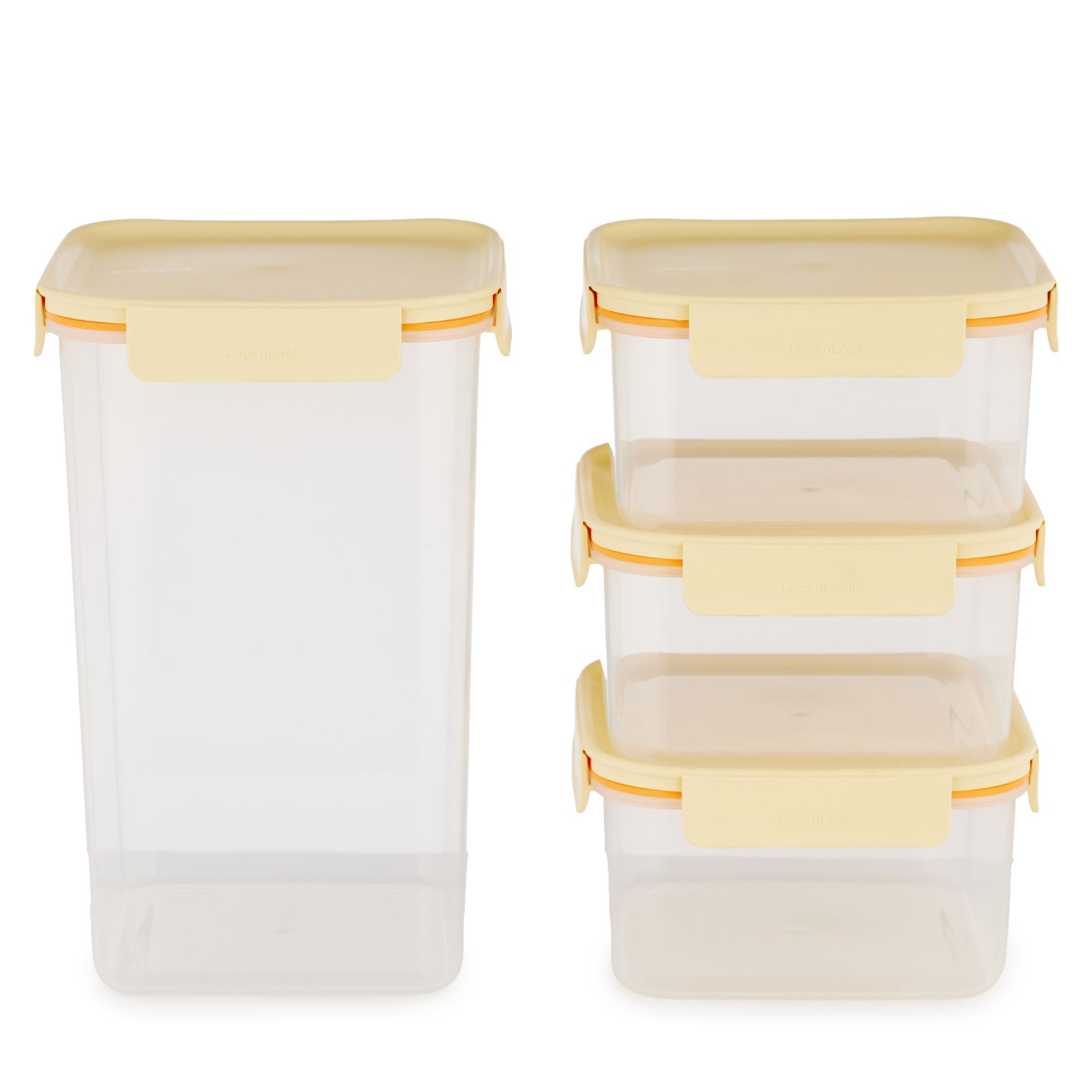 LocknLock Classic Plus Set of 4 Nestable Containers Set
