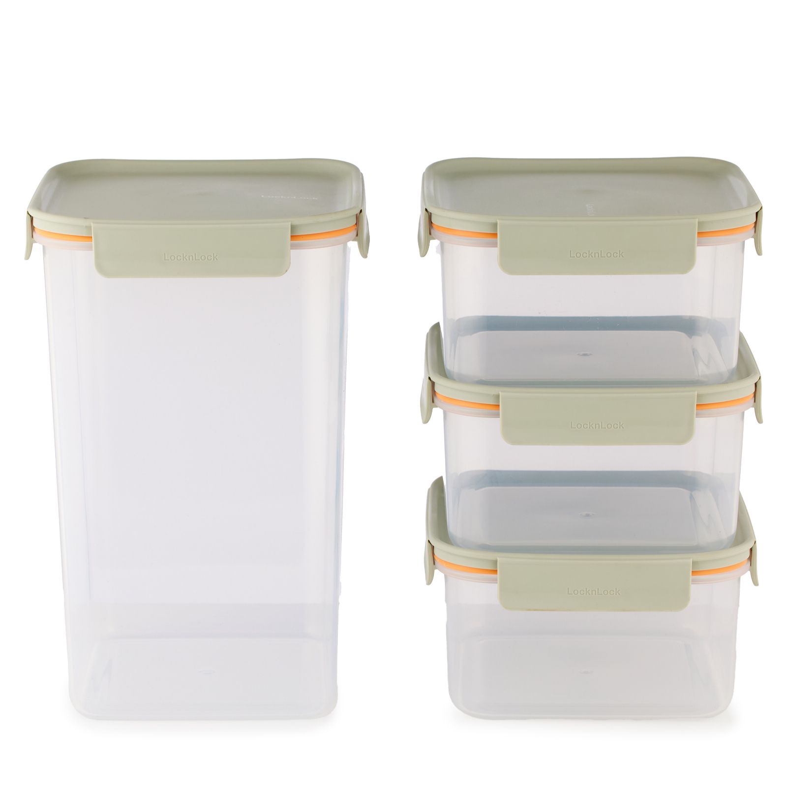 LocknLock Classic Plus Set of 4 Nestable Containers Set
