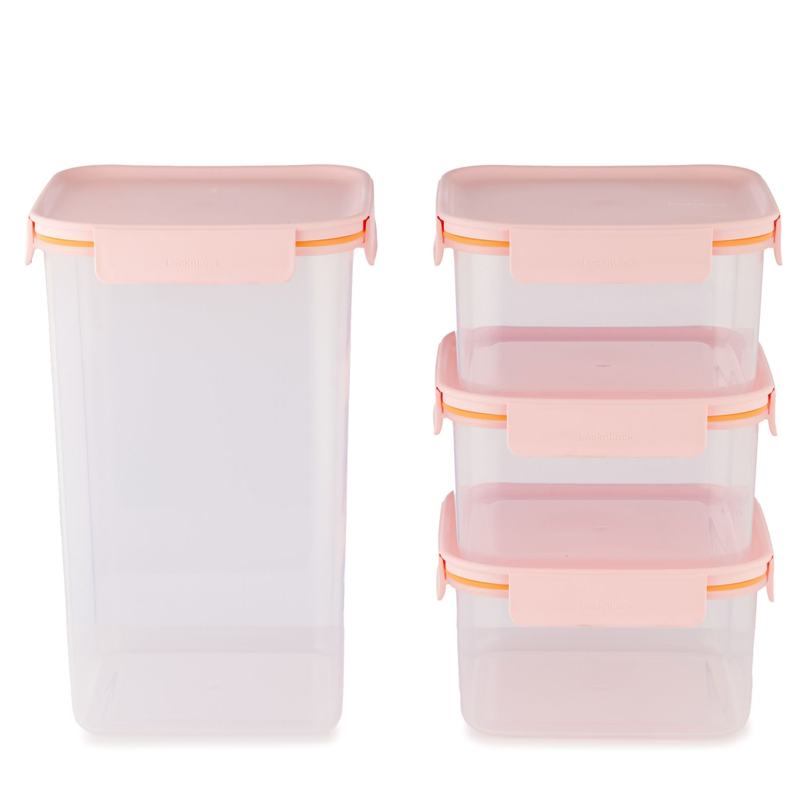 LocknLock Classic Plus Set of 4 Nestable Containers Set