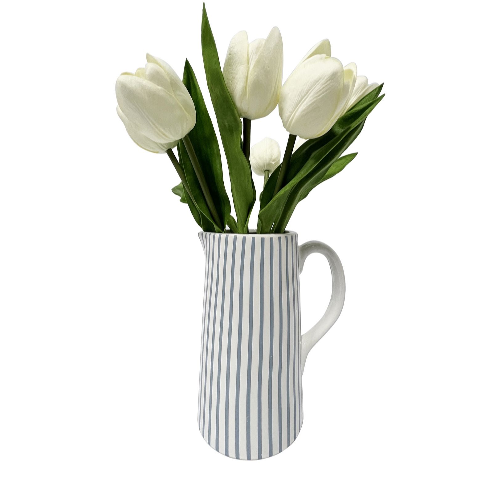 Outlet S by Sara Davies Printed Jug with Real Touch Faux Tulips