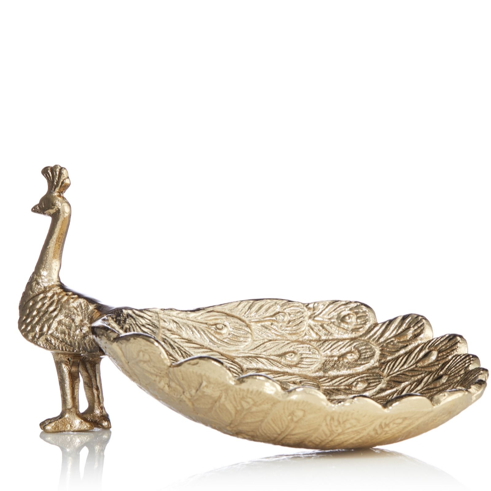 Outlet Alison Cork Peacock Trinket Tray QVC UK