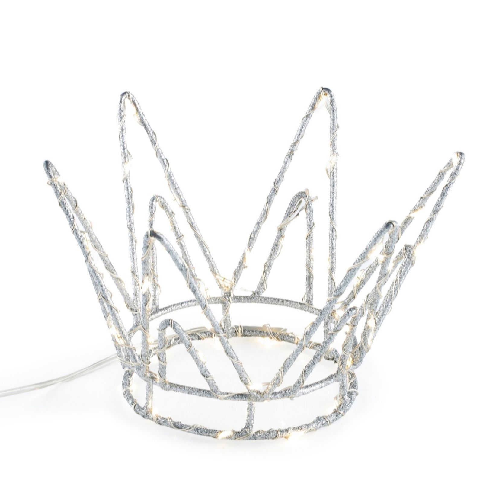 Outlet JM by Julien Macdonald Set of 2 Pre-Lit Crowns - QVC UK