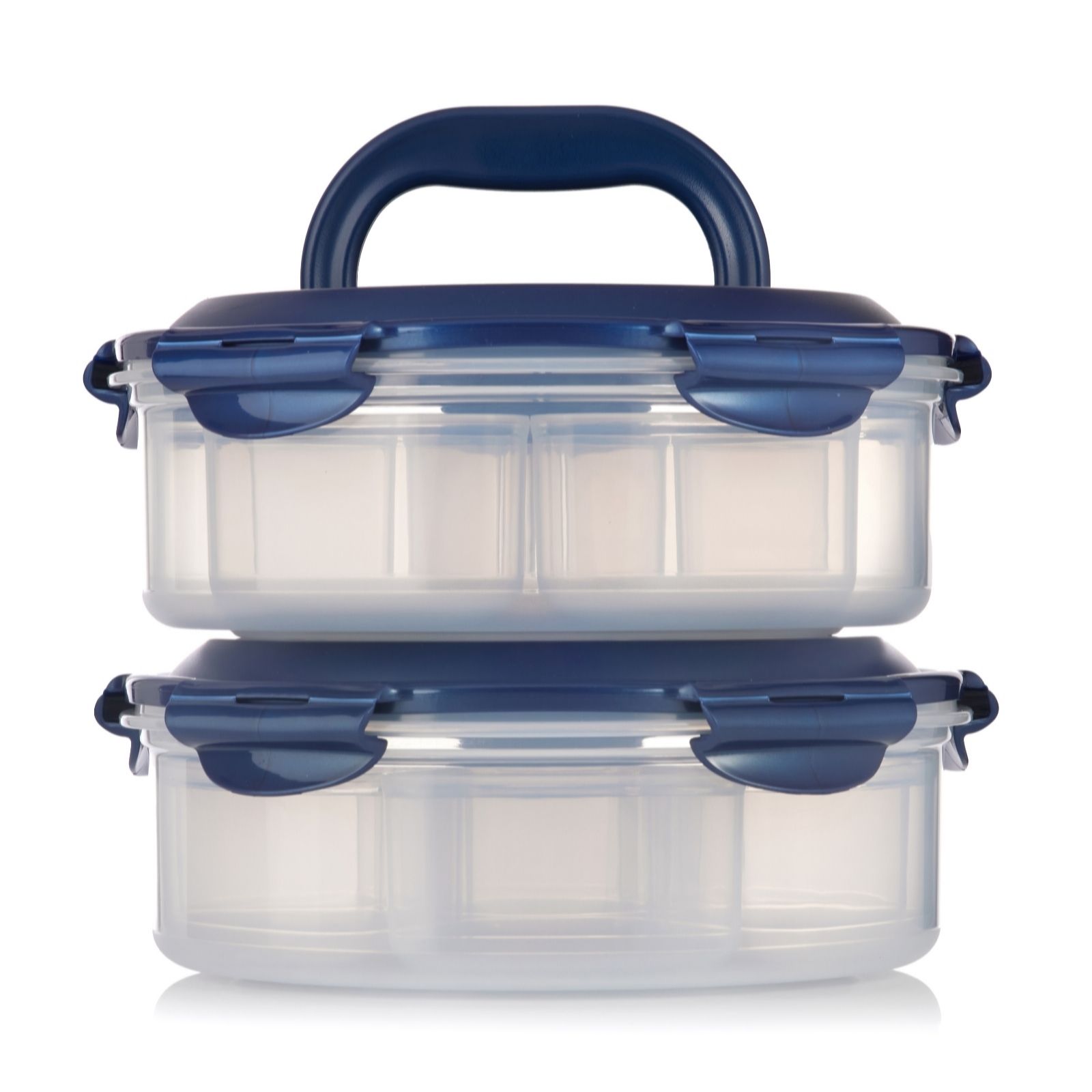 Outlet Lock & Lock Trays with Handle Lids & Dividers - QVC UK