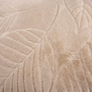 Cozee Home Oversized Leaf Tufted 4 Piece Velvetsoft Duvet Set
