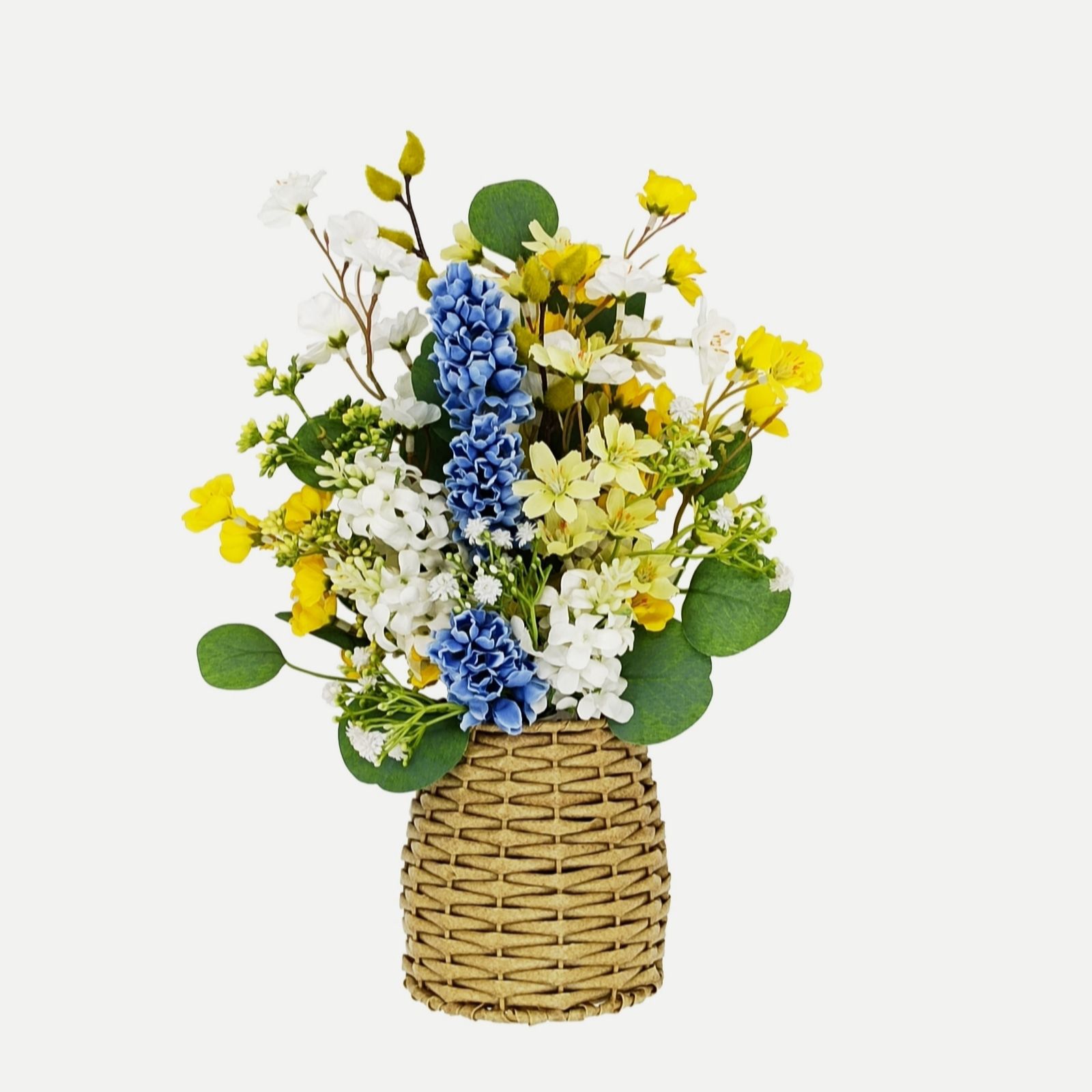 Outlet Sara By Sara Davies Faux Floral Door Basket