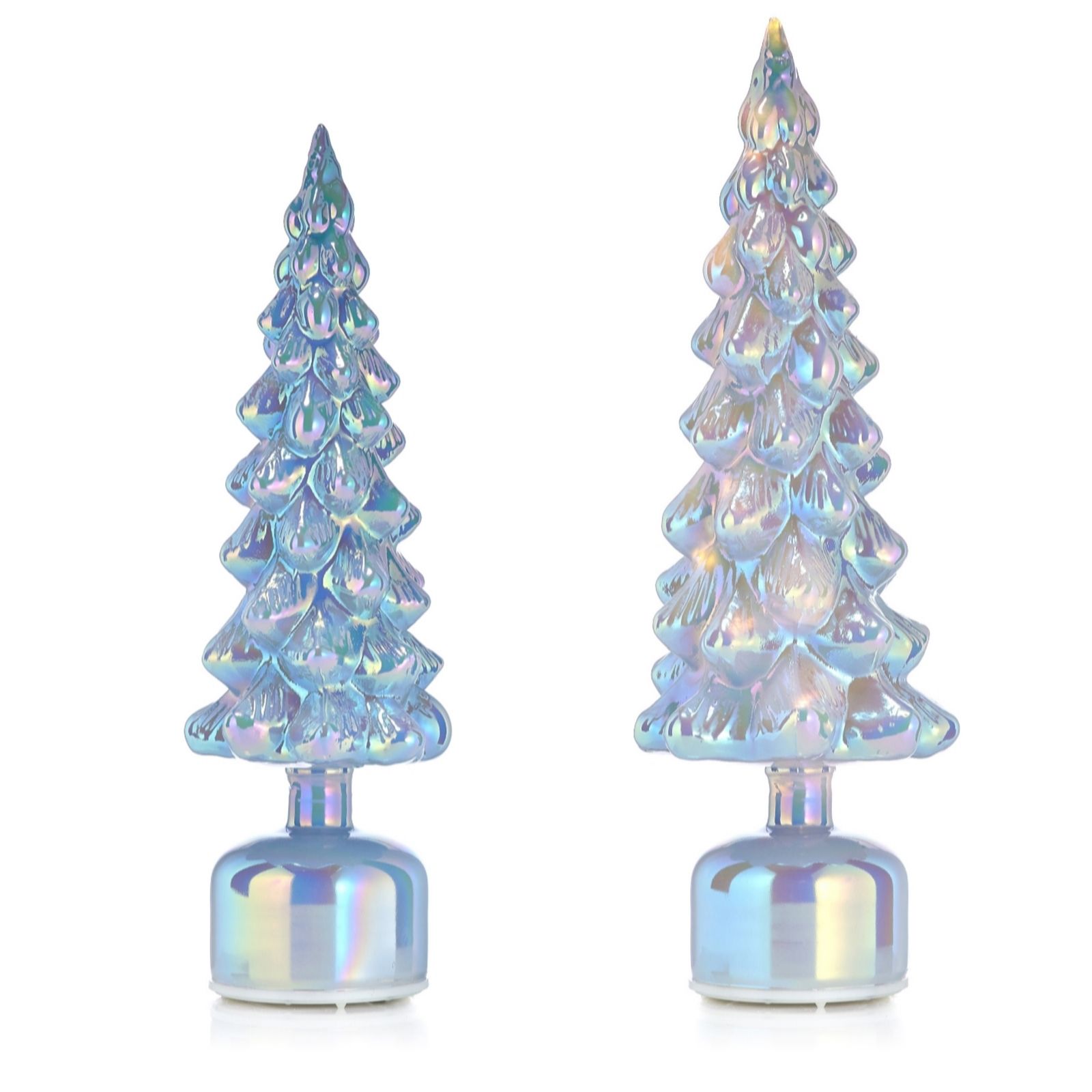 Outlet Home Stories Pre Lit Set Glass Christmas Tree