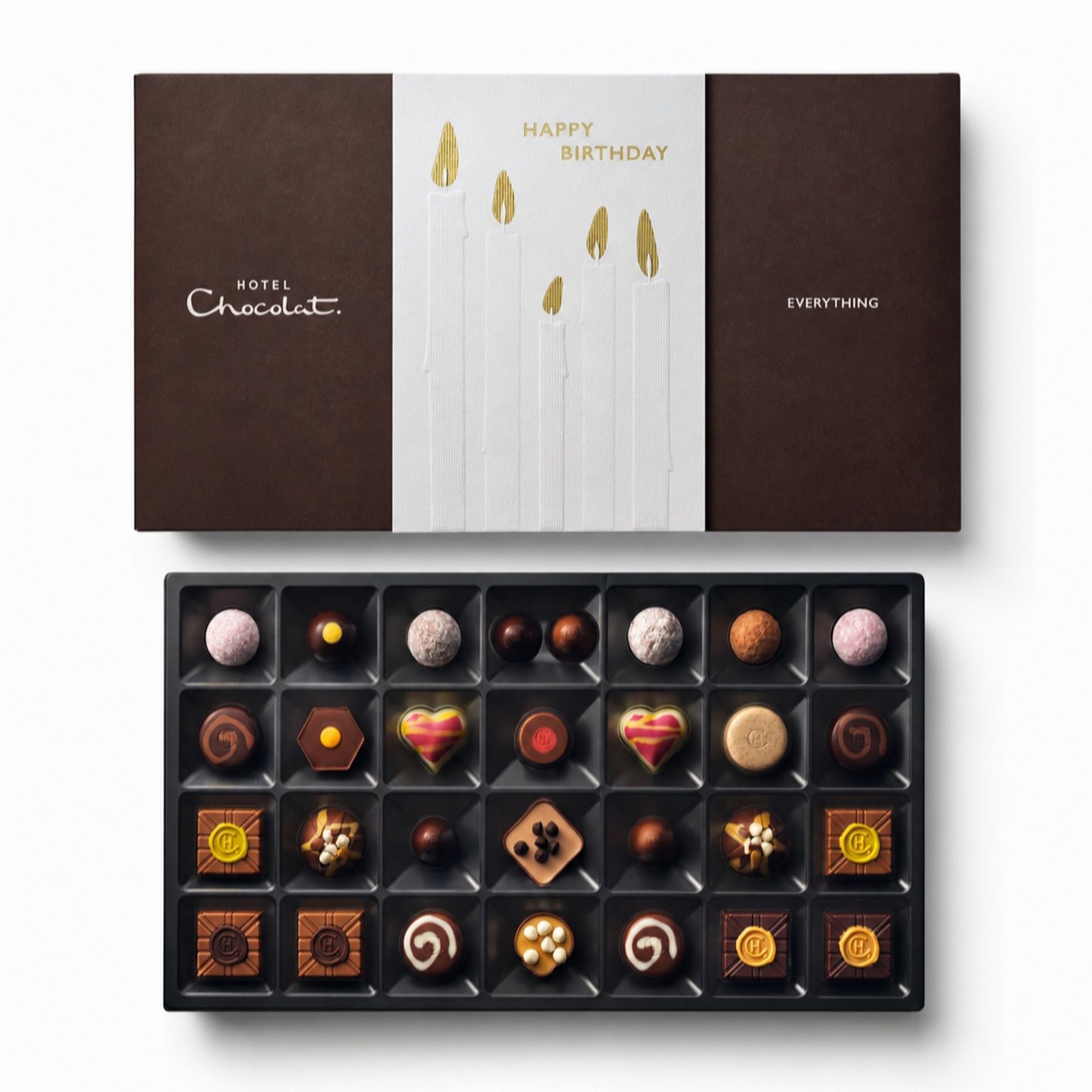 Hotel Chocolat 18 Piece Happy Birthday Everything Chocolate Box